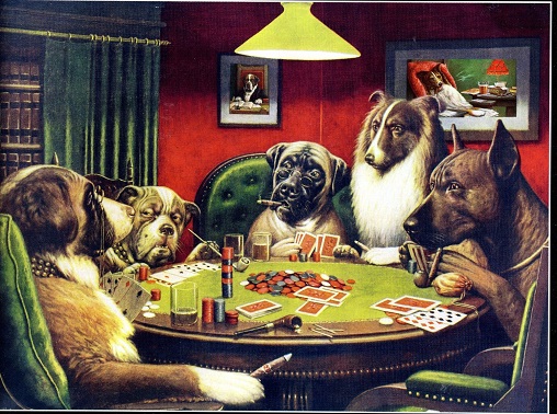 playing poker